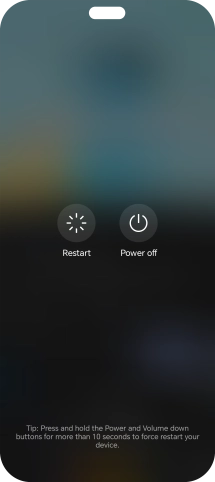 Press Power off.