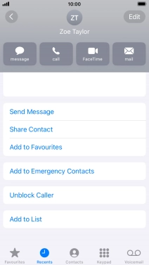 Press the Home key to return to the home screen.