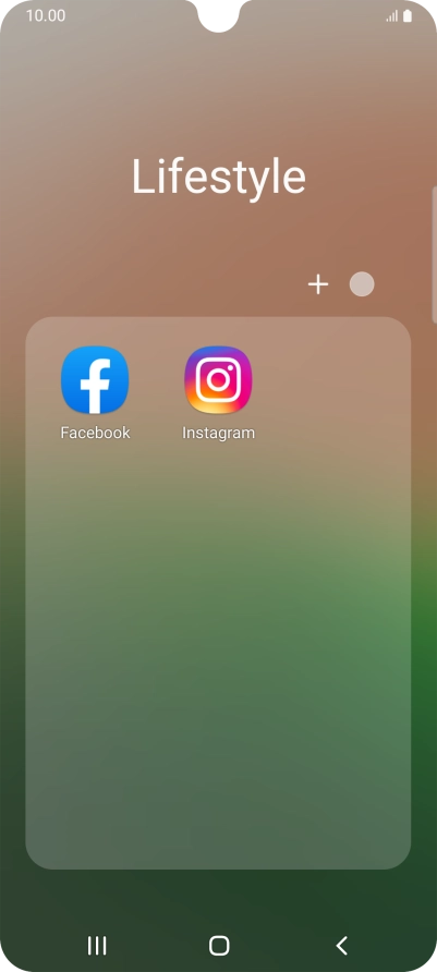 Press Facebook.
