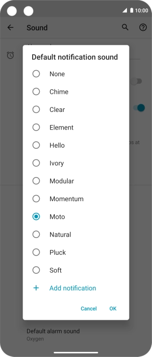 Press the required message tones to hear them.