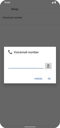 Key in +447836121121 and press OK.