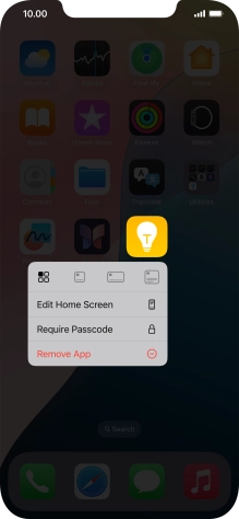 Press Remove App.