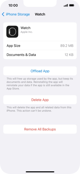 Press Offload App.
