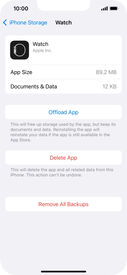 Press Offload App.
