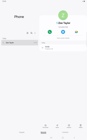 Press the Home key to return to the home screen.
