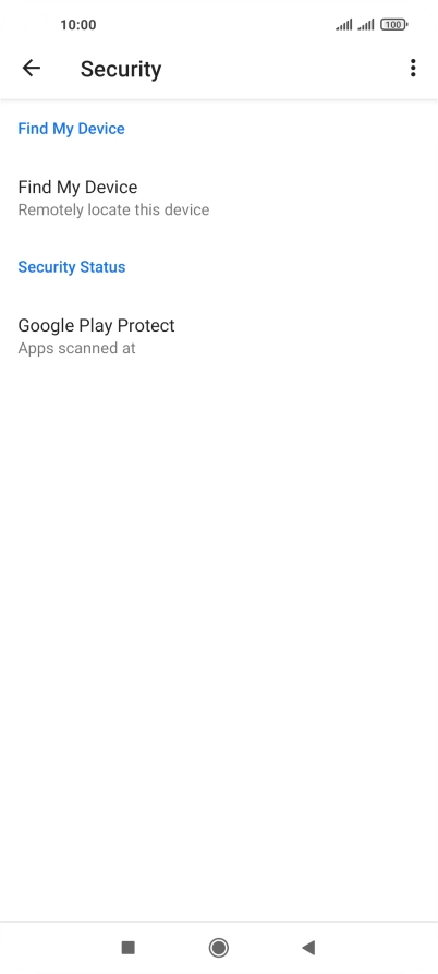 Press Find My Device.