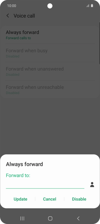 Press Disable.
