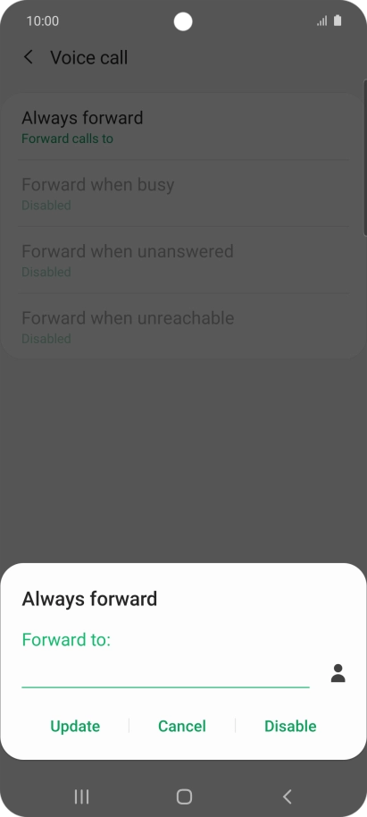 Press Disable.