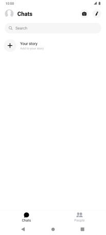 Press the new message icon.