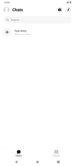 Press the new message icon.