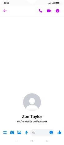 Press the text input field.