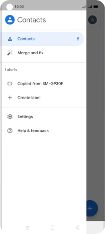 Press Settings.