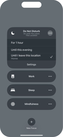 Slide your finger upwards starting from the bottom of the screen to return to the home screen.