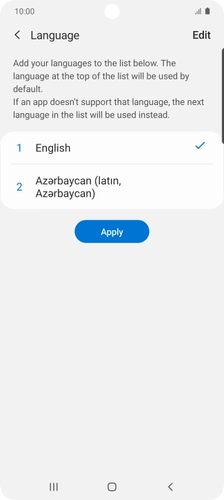 Press Apply.