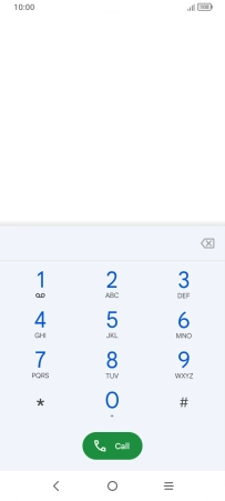 Press the Home key to return to the home screen.
