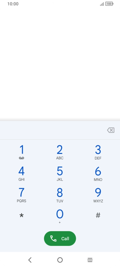 Press the Home key to return to the home screen.