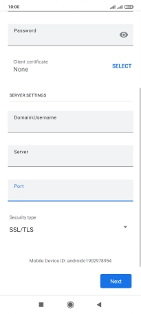 Press the drop down list below 