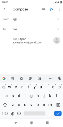 Press the required contact.