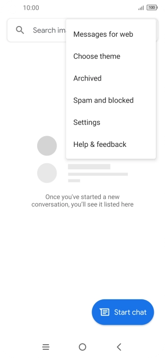 Press Settings.
