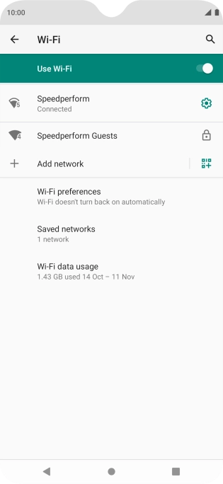 Press the Home key to return to the home screen.