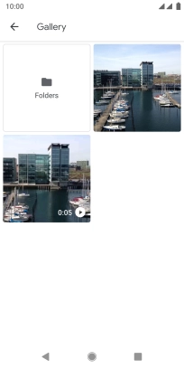 Press Folders and go to the required folder.