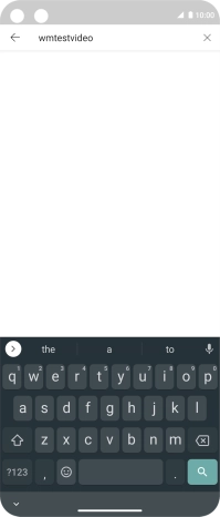 Key in the required search word and press the search icon.