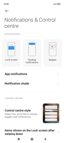 Press App notifications.