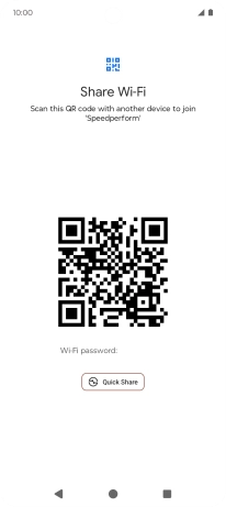 Place the QR code inside the camera frame on the other device to scan the code.
