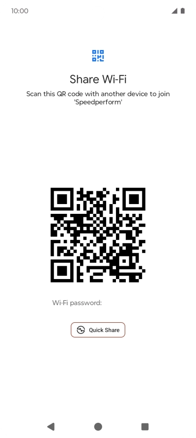 Place the QR code inside the camera frame on the other device to scan the code.