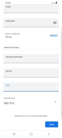 Press the drop down list below 