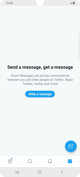 Press the new message icon.
