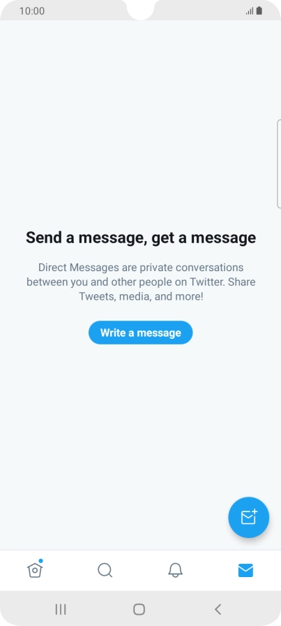 Press the new message icon.