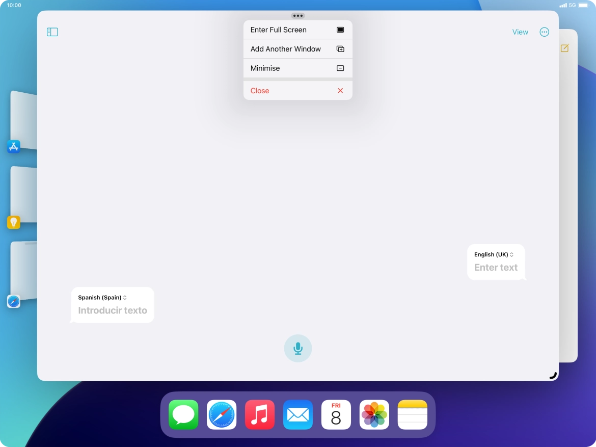 Press Enter Full Screen.