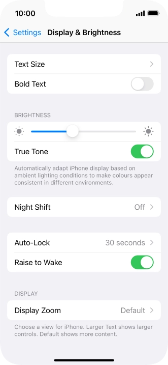 Press Auto-Lock.
