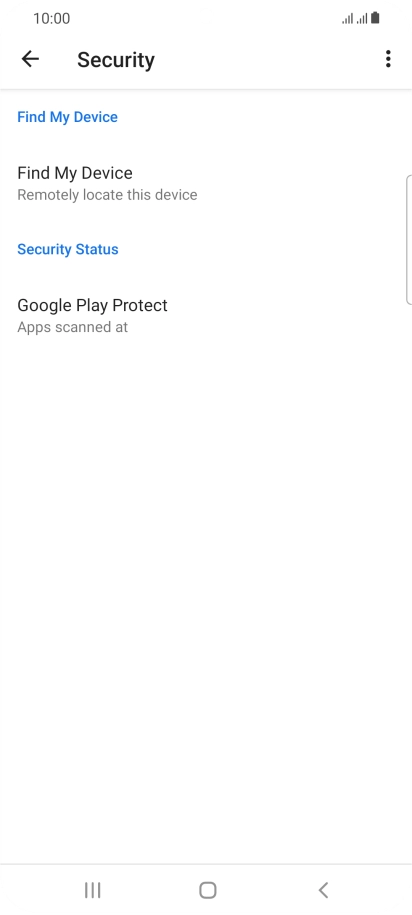 Press Find My Device.