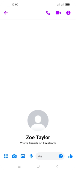 Press the text input field.