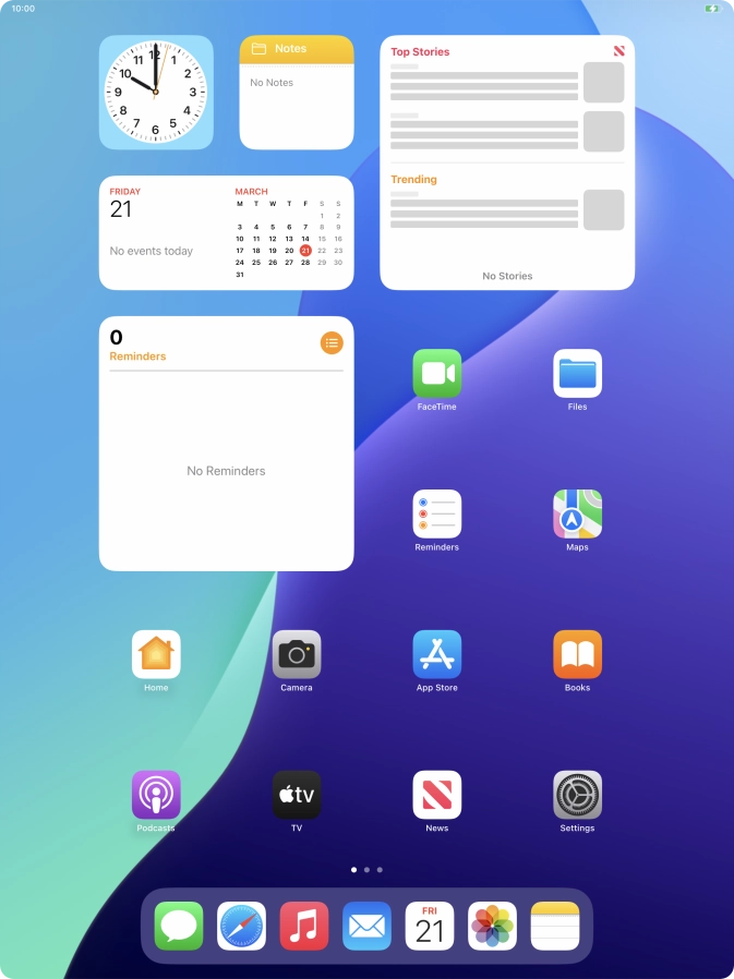 When the battery charging icon is displayed, the battery is charging.