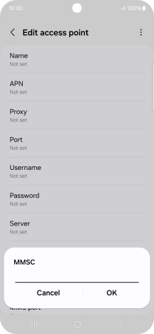Key in http://mms.vodafone.co.uk/servlets/mms and press OK.