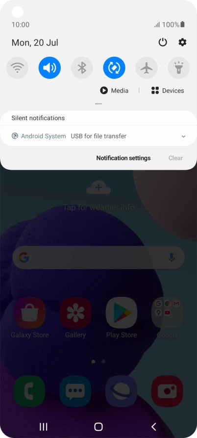Press Android System.