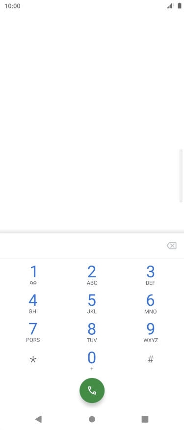 Press the Home key to return to the home screen.