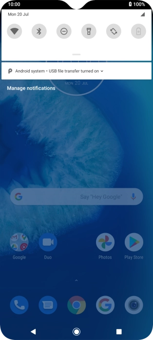 Press Android system.