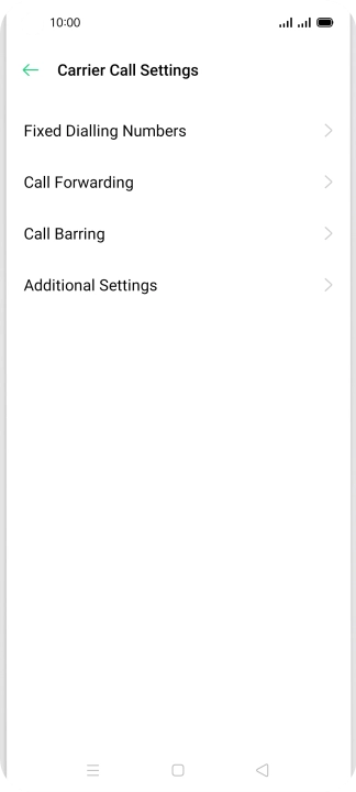 Press Fixed Dialling Numbers.