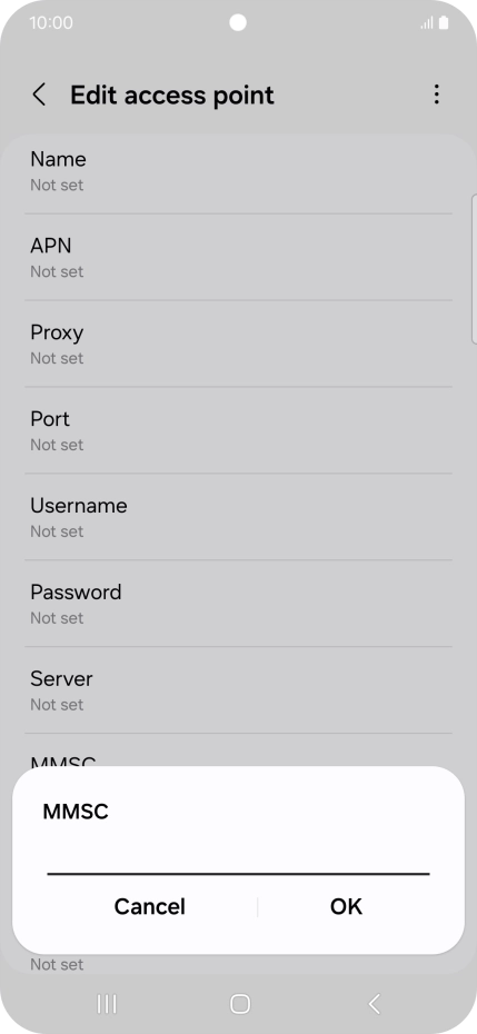 Key in http://mms.vodafone.co.uk/servlets/mms and press OK.