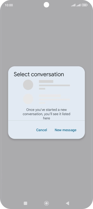 Press New message.