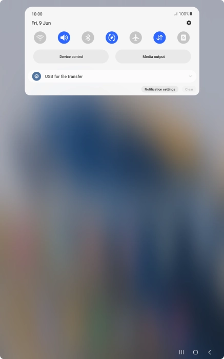 Press the drop down list.