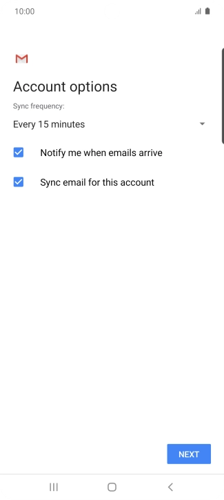 Press the drop down list below 