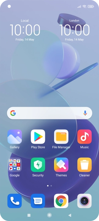 The Wi-Fi icon shows that your phone is connected to a Wi-Fi network.