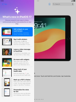 Press the Home key to return to the home screen.