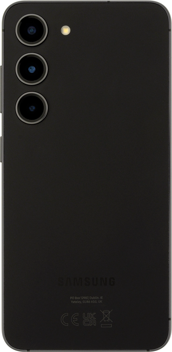 Point the camera lens at the back of your phone at the required object to take a picture or record a video clip.