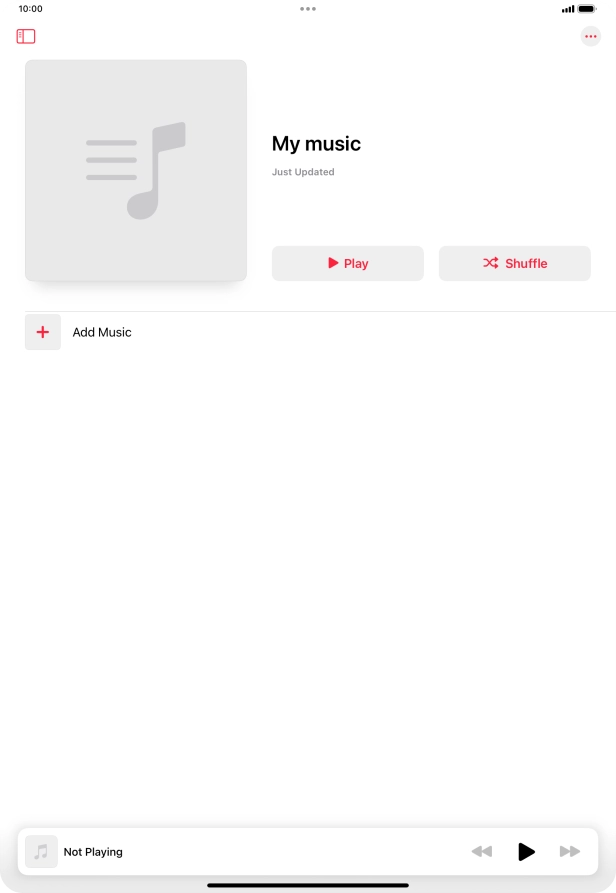 Press Add Music.